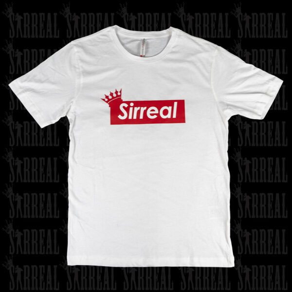 Sirreal "Sirpreme" Red Logo on White